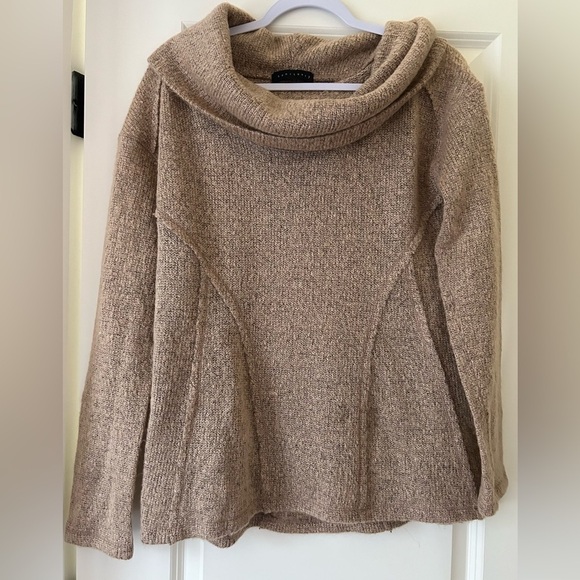 Sanctuary Sweaters - Sanctuary Tan Cowl Neck Sweater Size M/L